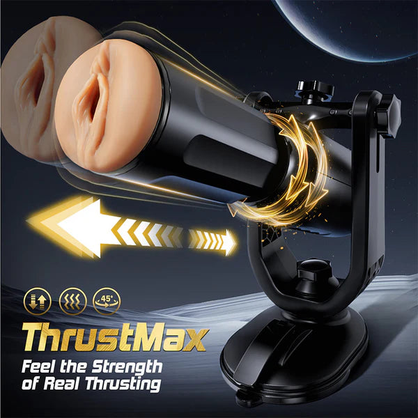 ThrustMax - Hands Free Use Cupsland Fully Automatic Masturbation Cup (with stand)