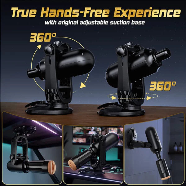 ThrustMax - Hands Free Use Cupsland Fully Automatic Masturbation Cup (with stand)