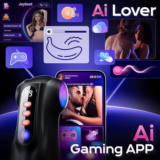 3 Sleeves Sets AI Sync Pocket Pussy Penis Pump with 9 Sucking & 9 Vibrating