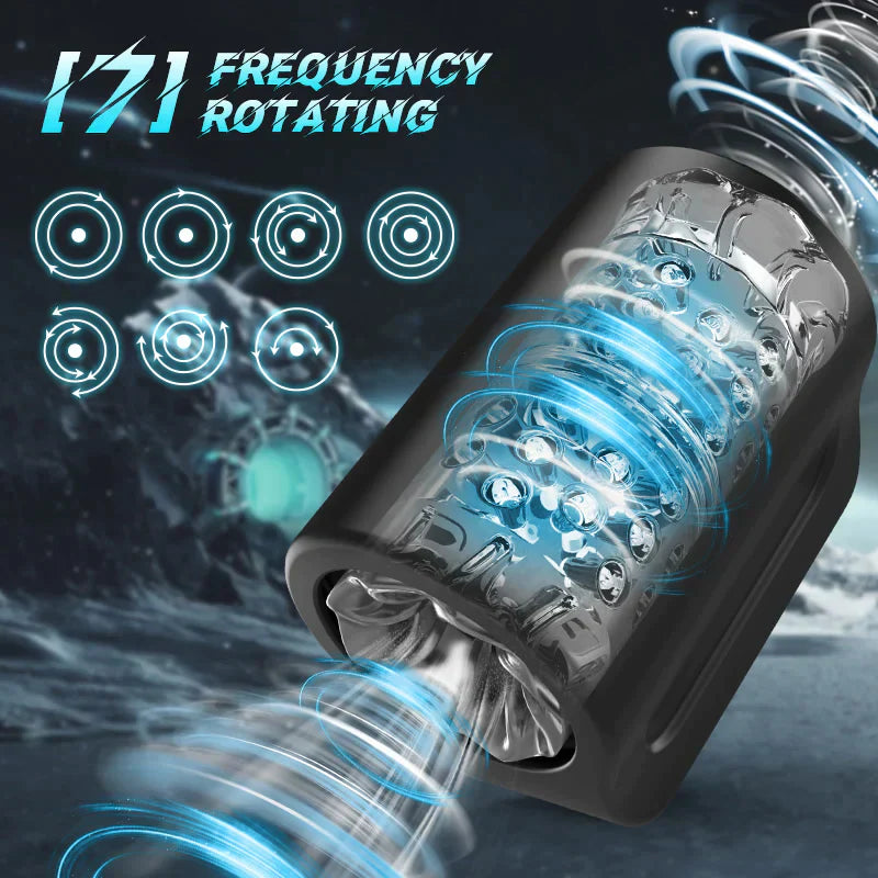 IAN - Hand-hold 7 Rotating Modes Male Masturbator - OORGA