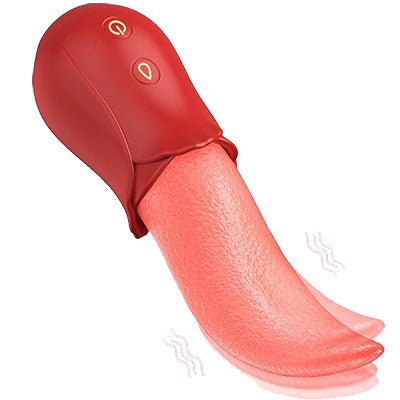 Clitoral Stimulator Tongue Vibrator Rose