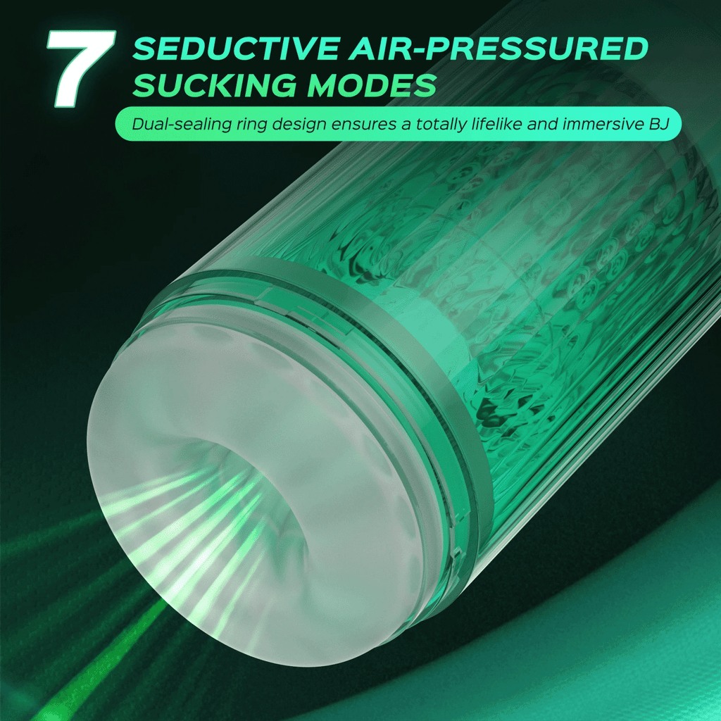 5-in-1 Male Masturbator | Suction Thrusting Vibrating Toy