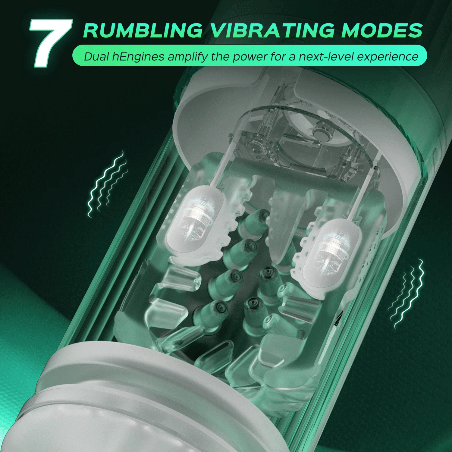5-in-1 Male Masturbator | Suction Thrusting Vibrating Toy