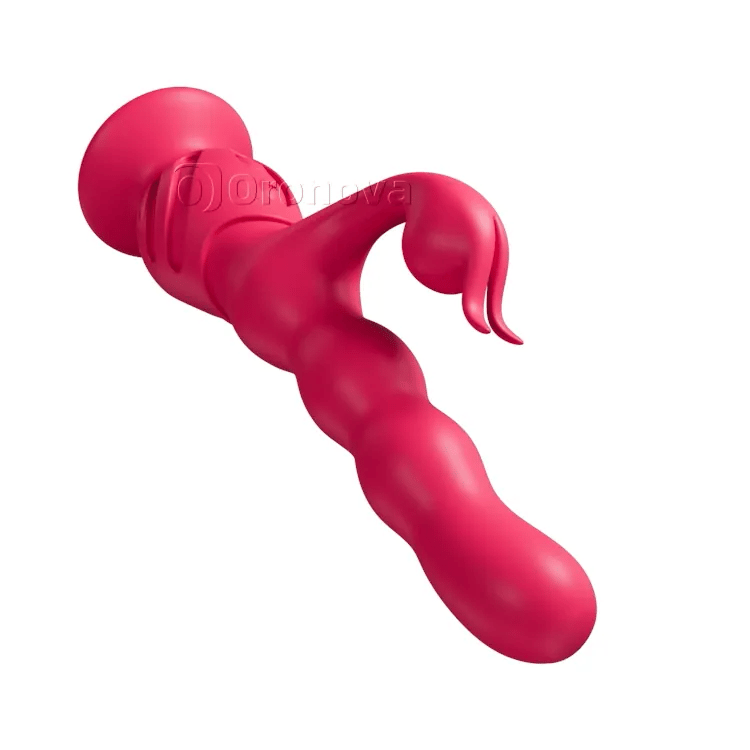 Kentaero Suction Cup Vibrator—Dual Stimulation for Clitoris and G-Spot, Waterproo
