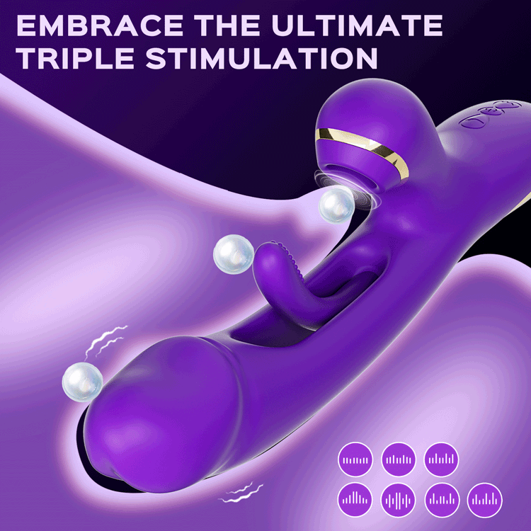 Triple-Action G-Spot Vibrator | Clit Sucking Stimulator