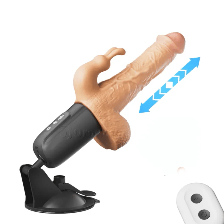 Multi-Angle ThrustWave Suction Dildo