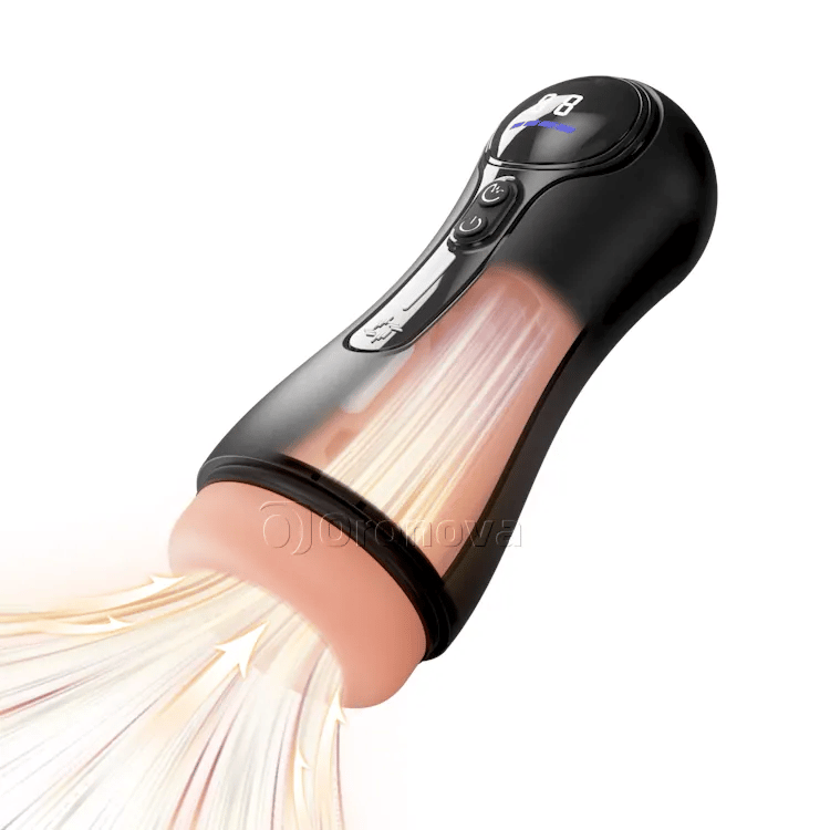 Bull Automatic Male Masturbator – 4 Suction Modes, 9 Vibrations, LED Display