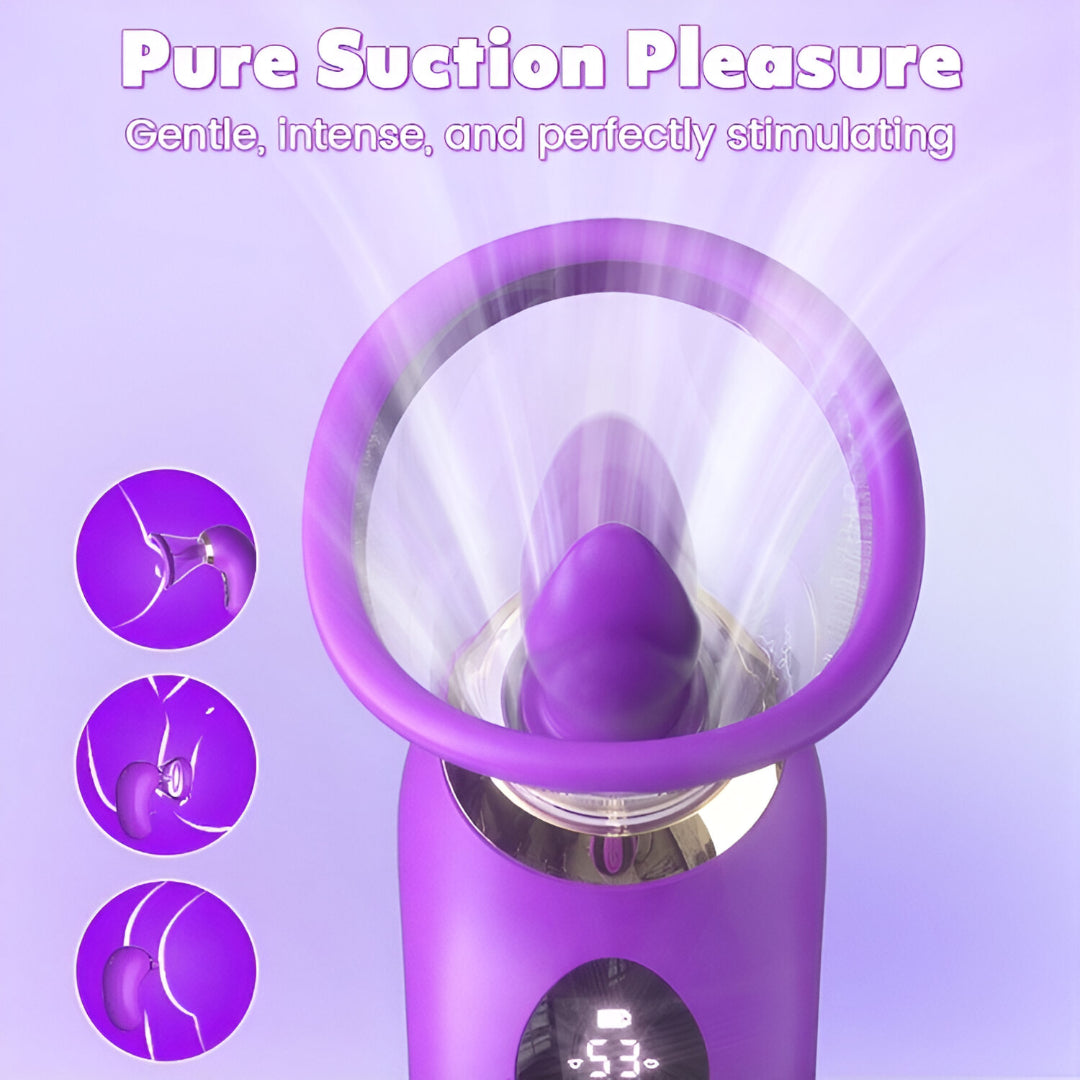 Luxe 5-in-1 Licking & Suction Pleasure Device