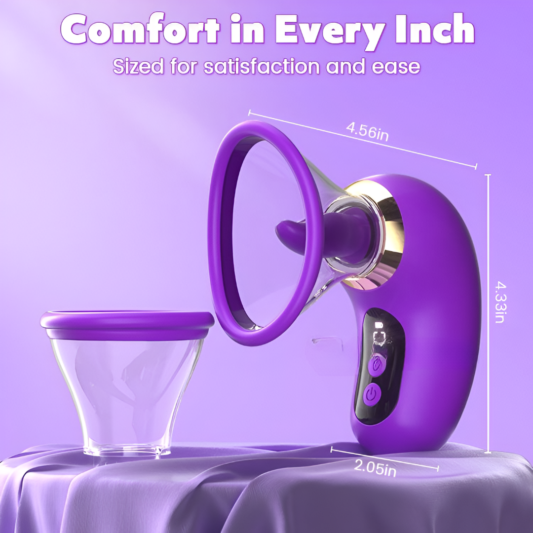 Luxe 5-in-1 Licking & Suction Pleasure Device