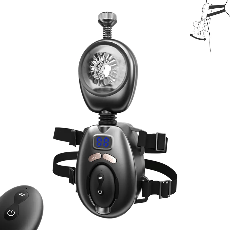 Hands-Free ThrustMaster – Dual Motion Waist-Strap Male Masturbator