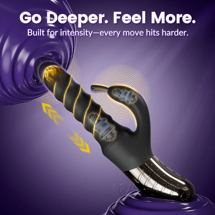 Karley 360° Thrusting & Rotating Massager for G-Spot and Clitoral Pleasure