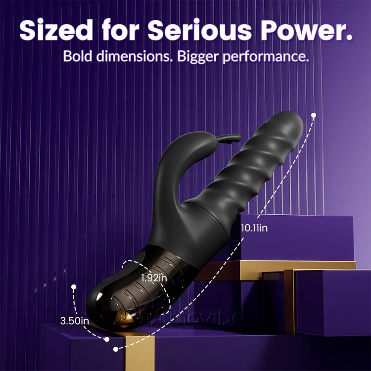 Karley 360° Thrusting & Rotating Massager for G-Spot and Clitoral Pleasure