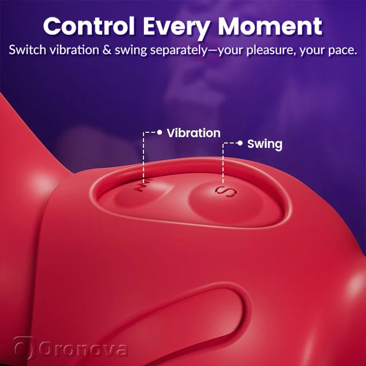 Kentaero Suction Cup Vibrator—Dual Stimulation for Clitoris and G-Spot, Waterproo