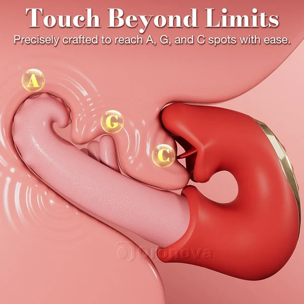 Orgasy™ Flicking & Flapping Clit Vibrator – Licking & Teasing Functions