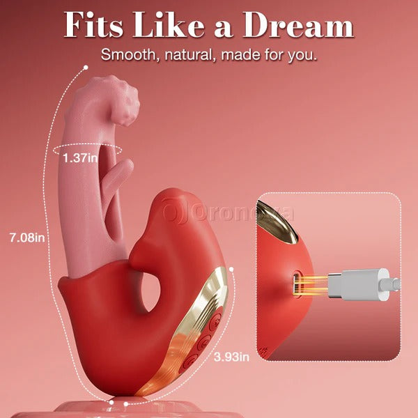 Orgasy™ Flicking & Flapping Clit Vibrator – Licking & Teasing Functions