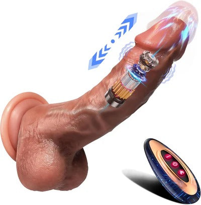 MASK ThrustMaster 9X — Heated RealFeel Swinging & Thrusting Dildo (8.66”)