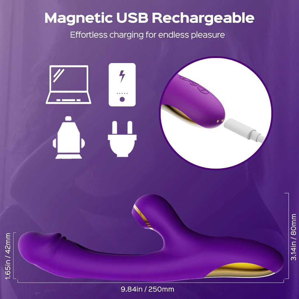 Triple-Action G-Spot Vibrator | Clit Sucking Stimulator